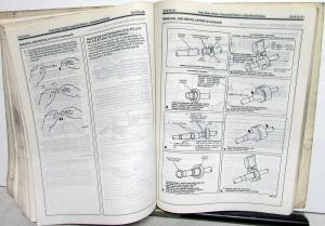 1991 Ford Bronco Econoline F-Series F-Super Duty Service Shop Manual Engine Only