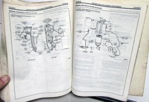 1991 Ford Bronco Econoline F-Series F-Super Duty Service Shop Manual Engine Only