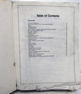 1991 Lincoln Town Car Ford Crown Victoria Mercury Grand Marquis Service Manual