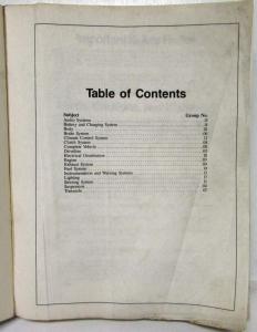1991 Ford Probe Service Shop Repair Manual Body Chassis Electrical Powertrain