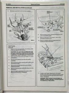 1991 Ford Probe Service Shop Repair Manual Body Chassis Electrical Powertrain