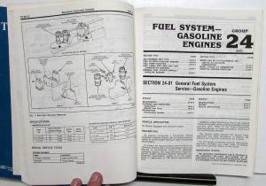 1989 Ford Truck F B C-600 through 8000 Service Shop Repair Manual 2 Vol Set