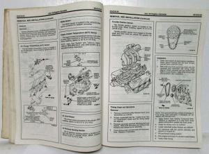1989 Ford Aerostar Ranger Pickup Bronco II Service Shop Repair Manual 2 Vol Set