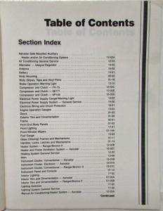 1989 Ford Aerostar Ranger Pickup Bronco II Service Shop Repair Manual 2 Vol Set