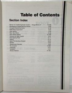 1989 Ford Aerostar Ranger Pickup Bronco II Service Shop Repair Manual 2 Vol Set