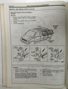 1989 Ford Aerostar Ranger Pickup Bronco II Service Shop Repair Manual 2 Vol Set