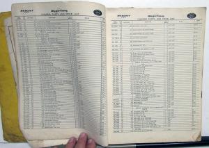 1938-1940 Ford & Mercury Dealer Chassis Parts Price List Catalog Book Car Truck