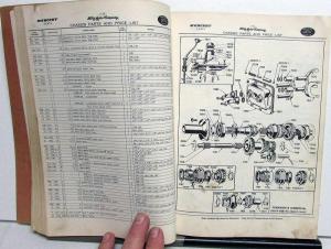 1938-1941 Ford & Mercury Dealer Chassis Parts Price List Catalog Book Car Truck