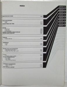 1981 Ford Courier Truck Service Shop Repair Manual