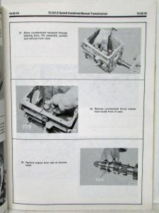 1983 Ford Thunderbird Cougar Mustang Capri Service Shop Manual Supplement D