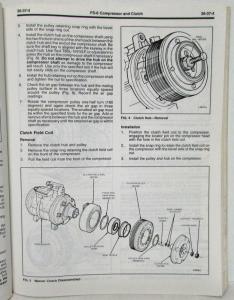 1983 Ford Thunderbird Cougar Service Shop Manual Supplement B1