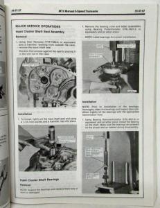 1983 Ford Escort EXP Mercury Lynx LN7 Service Shop Repair Manual 2 Vol Set