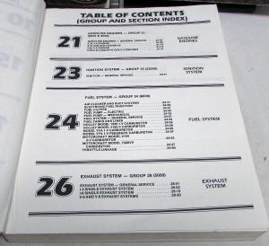 1983 Ford Lincoln Mercury Cars Service Shop Repair Manual 3 Vol Set Mustang LTD