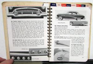 1951 Buick Facts Data Book Sales Brochure Special 40 Super 50 Roadmaster 70 51