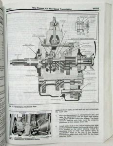 1984 Ford Medium Heavy Truck F B C-600 thru 8000 Service Shop Manual 2 Vol Set