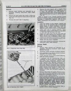 1984 Ford Medium Heavy Truck F B C-600 thru 8000 Service Shop Manual 2 Vol Set
