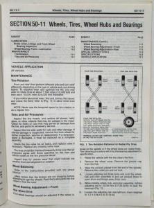 1985 Ford Car Pre-Delivery Service Shop Manual