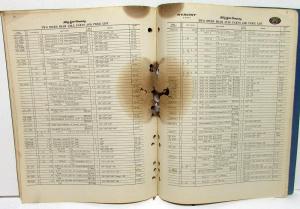 1938-1946 Ford Dealer Truck & Bus Two Speed Rear Axle Parts & Price List Book