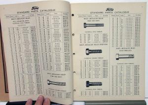 1948 Ford Dealer Standard Parts Catalogue Book Car Truck Nuts Bolts Fasteners
