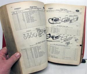 1938-1946 Ford Mercury Dealer Chassis Parts Book Price List Accessories Catalog