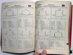 1938-1946 Ford Mercury Dealer Chassis Parts Book Price List Accessories Catalog