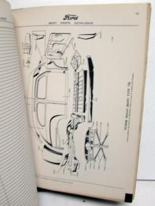 1944-1948 Ford Dealer Body Parts Book Catalogue Car & Truck Sedan Coupe Pickup