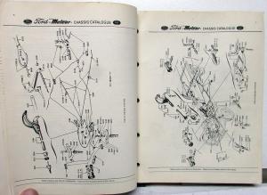 1949-1954 Ford Meteor Dealer Chassis Parts & Accessories Catalogue Book Orig