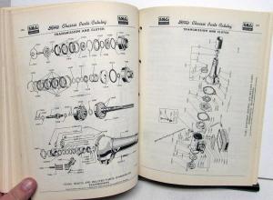 1949-1954 Ford Dealer Chassis Parts & Accessories Catalogue Book Passenger Car