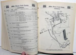 1949-1954 Ford Dealer Chassis Parts & Accessories Catalogue Book Passenger Car