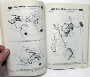 1960 Ford Canadian Dealer Chassis Parts & Accessories Catalog Book Meteor Falcon