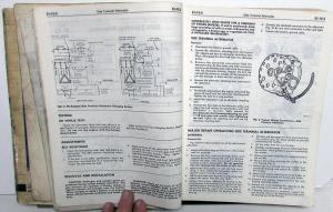 1979 Ford Car Service Shop Repair Manual 3 Vol Set Mustang Cougar Mark V