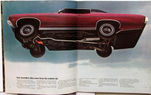 1970 BIG Chevrolets Caprice Impala Bel Air Color Sales Brochure Original