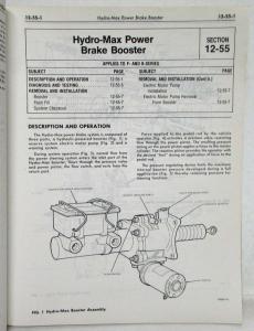 1982 Ford Medium Heavy Truck F B C-600 thru 8000 Service Shop Manual 2 Vol Set