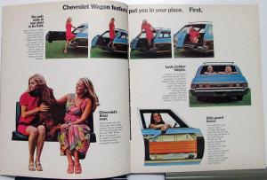 1970 Chevrolet Wagons Kingswood Townsman Brookwood Concours Nomad Sales Brochure