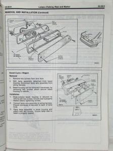 1986 Ford Escort Tempo Mercury Lynx Topaz Service Shop Manual 2 Vol Set