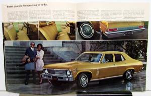 1970 Chevrolet Nova Sales Brochure SS Super Sport Original