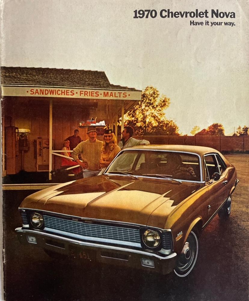 1970 Chevrolet Nova Sales Brochure SS Super Sport Original Revsion 1