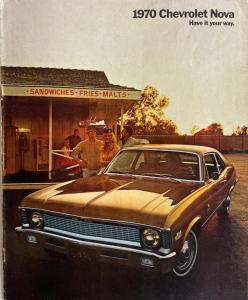 1970 Chevrolet Nova Sales Brochure SS Super Sport Original Revsion 1