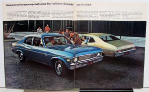 1970 Chevrolet Nova Sales Brochure SS Super Sport Original Revsion 1