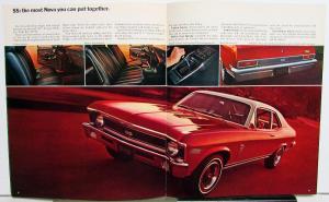 1970 Chevrolet Nova Sales Brochure SS Super Sport Original Revsion 1