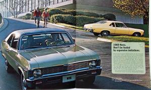 1969 Chevrolet Nova Coupe Sedan SS Color Sales Brochure Revision 1 Original