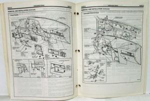 1986 Ford EXP Body Chassis Electrical Service Shop Repair Manual Supplement