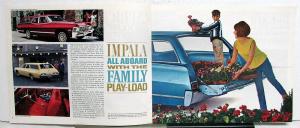 1967 Chevrolet Chevelle Chevy II Station Wagons Color Sales Brochure Rev 1 Orig