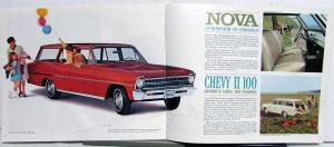 1967 Chevrolet Chevelle Chevy II Station Wagons Color Sales Brochure Rev 1 Orig