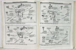 1986 Ford Lt Medium Heavy Truck Pre-Delivery Maintenance & Lube Service Manual