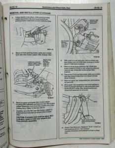 1994 Ford Thunderbird Mercury Cougar Service Shop Repair Manual