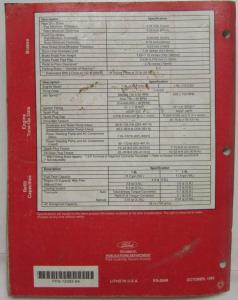 1994 Ford Escort Mercury Tracer Service Shop Repair Manual