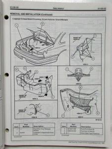 1994 Lincoln Town Car Ford Crown Victoria Mercury Grand Marquis Service Manual