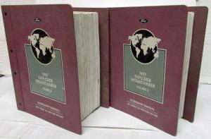 1997 Ford Explorer Mercury Mountaineer Service Shop Manual 2 Vol Binder Set