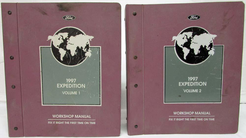 1997 Ford Expedition Service Shop Repair Manual 2 Vol Binder Set